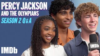 PERCY JACKSON SEASON 2 Cast and Creator Talk Highly Anticipated Next Season  IMDb [upl. by Sined]