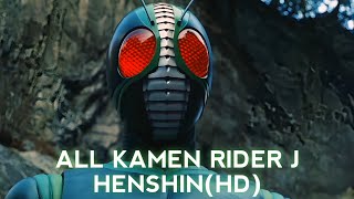 All Kamen Rider J HenshinHD [upl. by Emerej225]