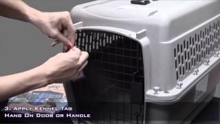 Pets On Airplanes quotHow To Assemble Your Pet Carrier For Airline Approvalquot [upl. by The]