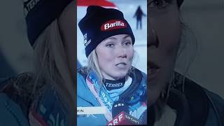 Mikaela Shiffrin Interview Slalom Levi 2024 [upl. by Ragnar]