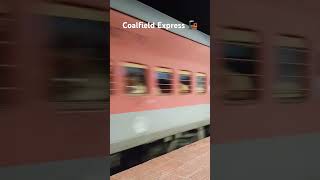 😱 Coalfield Express at 130 KMPH train railway viral trainhighspeed [upl. by Annecorinne]