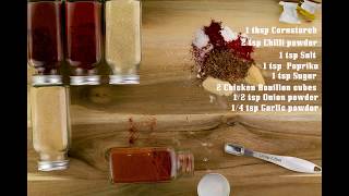 Fajita Seasoning recipe homemade DIY  stop motion [upl. by Nnahgem]