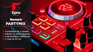 Numark PARTY MIX Controlador para Dj Consola y Mixer con Luces 🎛💥 [upl. by Neffirg]