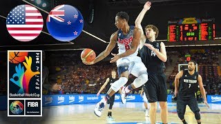 USA 🇺🇸 vs New Zealand 🇳🇿  Classic Full Games  FIBA Basketball World Cup 2014 [upl. by Sialac]