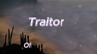 Traitor  Olivia Rodrigo Lyrics [upl. by Osicran]