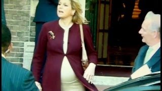 Máxima Zorreguieta 8 maanden zwanger van Prinses Alexia [upl. by Dlorah]