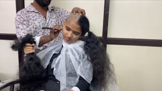 Indian Girl Headshave  Hair Donation for Cancer Patients [upl. by Alpheus]