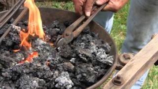 ANTIQUE 1880s PORTABLE FORGE [upl. by Neelrak]