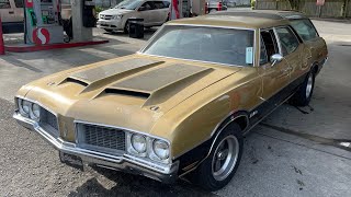 1970 Oldsmobile Vista Cruiser 442 Clone With A Built 455 [upl. by Nairrot]