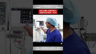 Volume Control Ventilation  VCV  anesthesiology anesthesia ventilator oxygenation [upl. by Shoshana]