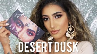 Huda Beauty Desert Dusk Palette Tutorial [upl. by Sicnarf569]