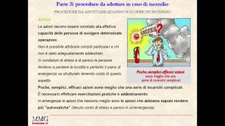 parte 3 1 procedure da adottare in caso di incendio [upl. by Aggri66]