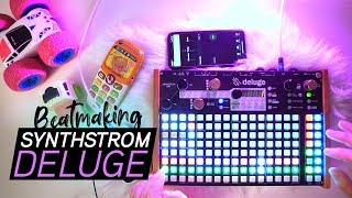 Synthstrom Deluge 10 Minute Beat Making [upl. by Ronni]