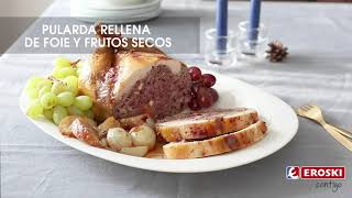 La mejor receta de Pularda rellena de foie y frutos secos [upl. by Oiliruam119]