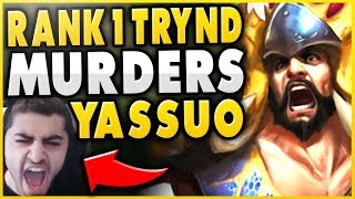 1 TRYND WORLD VS 1 TEEMO WORLD HARDEST COUNTER HELPING TYLER1 BEAT YASSUO  League of Legends [upl. by Elaval]