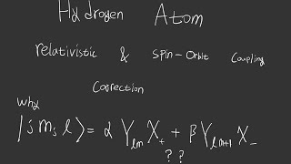 perturbation theorem  using total angular momentum calculate fine structure [upl. by Bael]