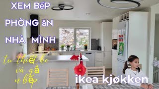 Ikea kjøkken tu thiet ke va gan bep  xem bep va phong an nha minh [upl. by Yanad]