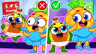 Avocado Baby Pretends to be Pregnant Like Pineapple Funny Stories for Kids🥑 Pit amp Penny Stories [upl. by Eimile771]