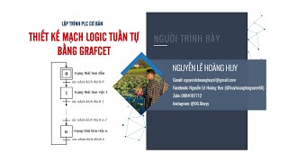 ✅THIẾT KẾ MẠCH LOGIC TUẦN TỰ BẰNG GRAFCET  GRAFCET TUTORIAL FOR BEGINNERS [upl. by Bronez]