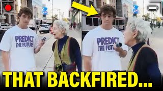 Watch Elderly Woman DESTROY MAGA BRO in 60sec [upl. by Nohshan]