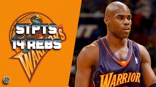 Antawn Jamison 51 pts 14 rebs vs Sonics 0001 season [upl. by Airrotal]