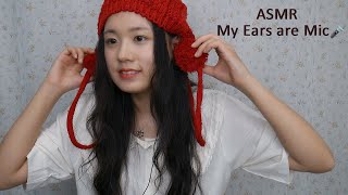 ASMR My Ears are Mic  Underwater Sounds lofi  Fluffy Earpick Ear Cleaning EarmuffsNo Talking [upl. by Arama441]