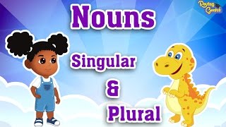 Singular amp Plural Nouns by Adding S  English Grammar For Kids with Elvis  Grade 1  8 [upl. by Karame]