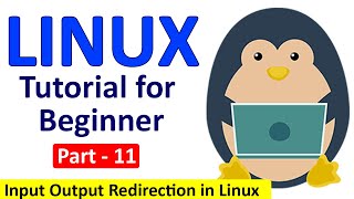 Linux Tutorial for Beginners Part  11  Input Output Redirection in Linux with examples [upl. by Ianej]