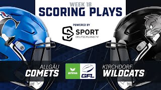 Allgäu Comets vs Kirchdorf Wildcats  Highlights  ERIMA GFL 18 Spieltag  SDTV Football [upl. by Mallis]