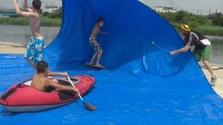 Blue Tarp Surfing 1 [upl. by Lucias861]