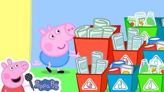 Peppa Pig Recycling Song  Peppa Pig Songs  Peppa Pig Nursery Rhymes amp Kids Songs [upl. by Thorncombe]