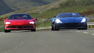 Rimac Concept One vs Ferrari SF90 Stradale at Highlands [upl. by Varick]