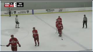 RMC Paladins  Carleton Holtrop Goal [upl. by Mariam]