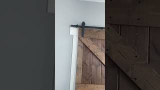 Barn Door installation [upl. by Esadnac67]