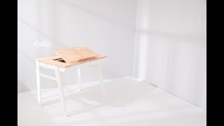 Calla Study Desk with Easel實木成長桌 [upl. by Arundel131]