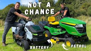 Is a Battery EGO Ride On Garden Tractor as GOOD as a Premium Petrol John Deere Mower [upl. by Briscoe]