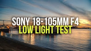 Sony 18105mm F4 Low Light Test in 4K  Sony a6300 [upl. by Gerkman]