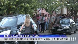 DOCENTES ENTREGAN UN RECURSO DE REVOCATORIA EN DEPARTAMENTAL [upl. by Ennaeiluj]