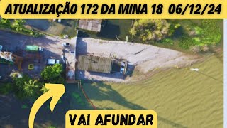 Atualização 172 da mina 18 da BRASKEM no Mutange  Maceió  Alagoas Brasil  visto de cima em 4K [upl. by Ylrebmi]