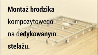 Montaż stelaża oraz brodzika STABILSOUND PLUS®  SCHEDPOL® [upl. by Noslen]