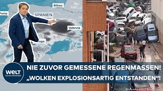 EXTREMREGEN quotWolken explosionsartig entstandenquot Jahrhundertunwetter verwüstet Küsten Spaniens [upl. by Connor257]