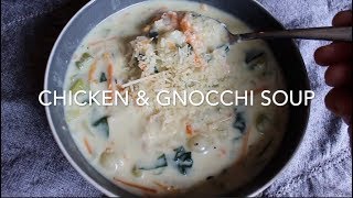 Chicken Gnocchi Soup  Olive Garden Copycat Recipe [upl. by Etnahsal]