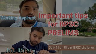 BPSC VLOG BPSC 50 DAY CHALLENGE BPSC ASPIRANT BPSC TEST TIPS [upl. by Jahn205]