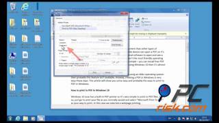 How to print to PDF in Windows 7 [upl. by Anirret]