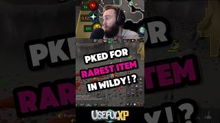 PKed for rarest item in wilderness osrs oldschoolrunescape runescape [upl. by Waldos]