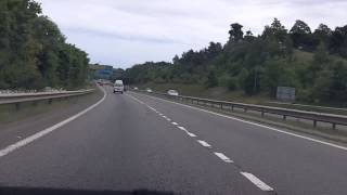 A30 East onto M5 at Exeter [upl. by Mansfield]