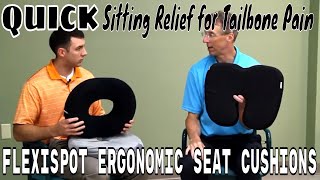 Quick Sitting Relief for Tailbone Pain Flexispot Ergonomic Seat Cushions [upl. by Carissa]