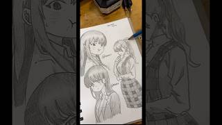 Yamada Anna yamadaanna anime animefanart art fanartanime sketch animedrawing drawing [upl. by Bysshe]