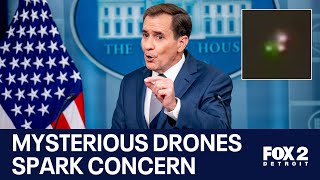 Mysterious drones spark concern as reports of unidentified flying objects increase across the US [upl. by Mehsah]