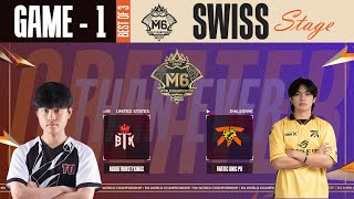 Game  1 BloodThirstyKings vs Fnatic ONIC PH M6 World Championship [upl. by Sethrida870]